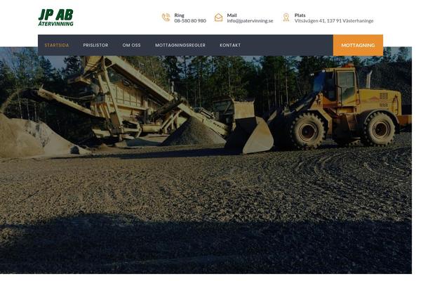 Batiment theme site design template sample