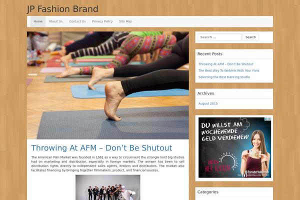 LineDay theme site design template sample