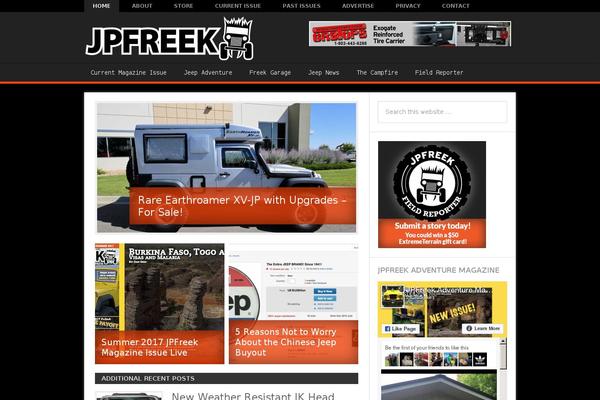 TechMagazine theme site design template sample