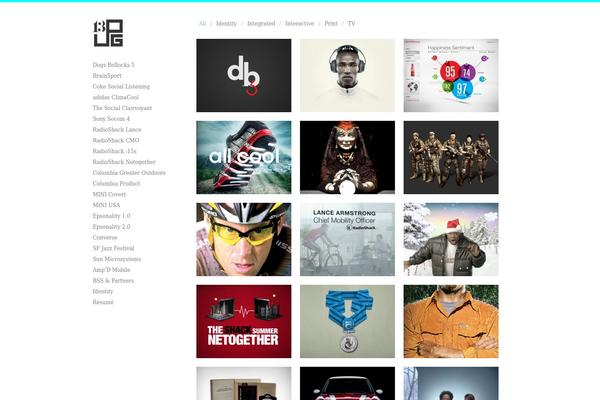 Infinity theme site design template sample