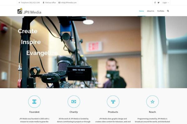 Highend theme site design template sample