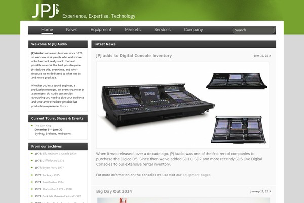 Site using Archives Calendar Widget plugin