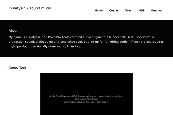 Modern Portfolio Pro theme site design template sample