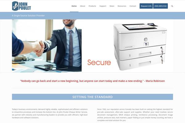 John theme site design template sample