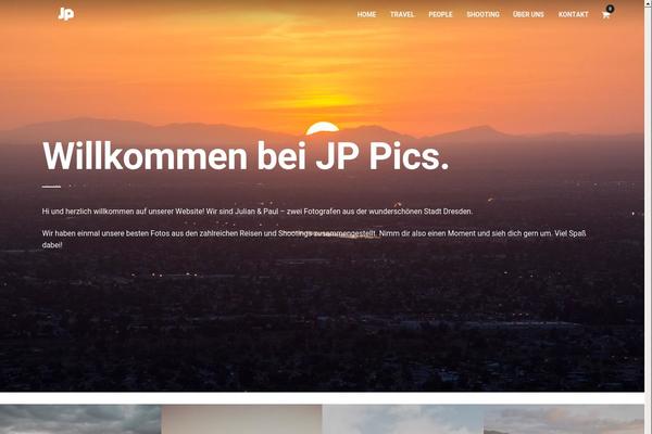 Photography theme site design template sample