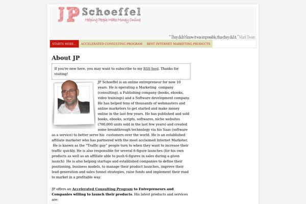 Prose theme site design template sample