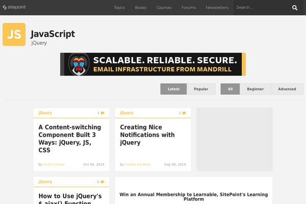 jquery4u.com site used Sitepoint