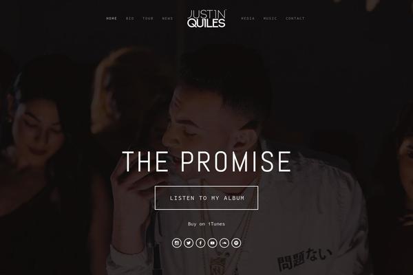 The Leader theme site design template sample