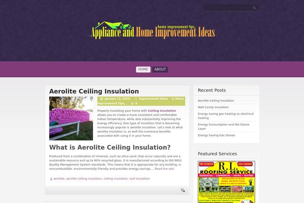 Purple Pro theme site design template sample