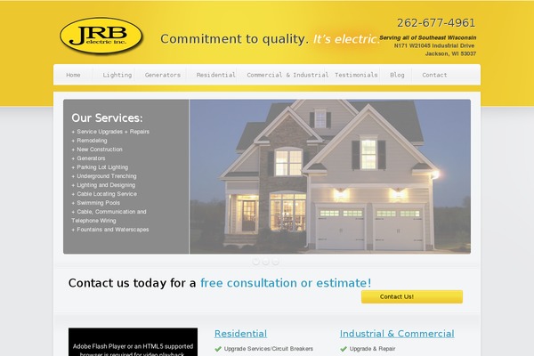 jrbelectric.com site used Jrb