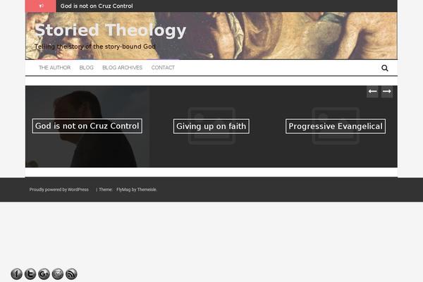 FlyMag theme site design template sample