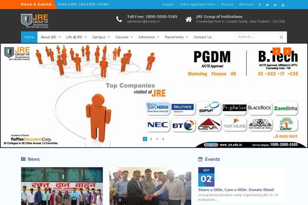 Site using Sticky Header by ThematoSoup plugin