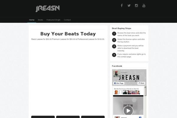 Musicmaker theme site design template sample