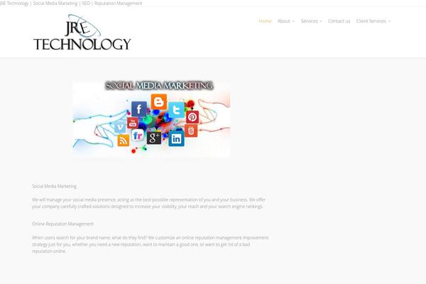 Intuition theme site design template sample