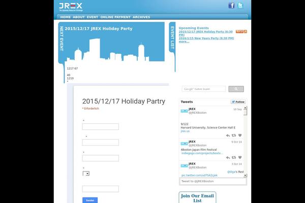 Site using FT Calendar plugin