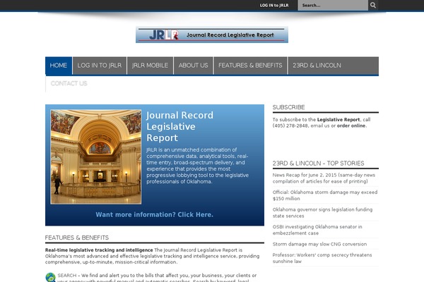 Jarida theme site design template sample