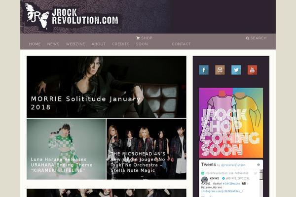 15Zine Child theme site design template sample