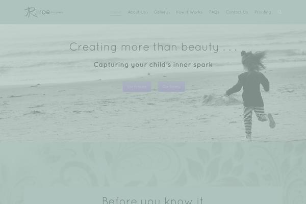 Qaro theme site design template sample