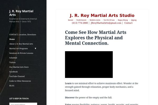 Twenty Fifteen theme site design template sample