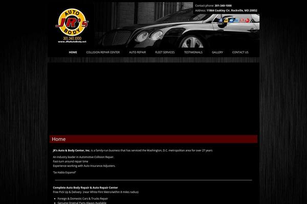Twentytwelve-child theme site design template sample
