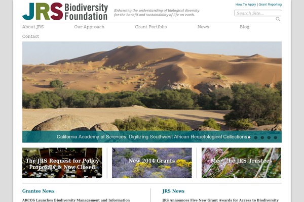 jrsbiodiversity.org site used Jrs
