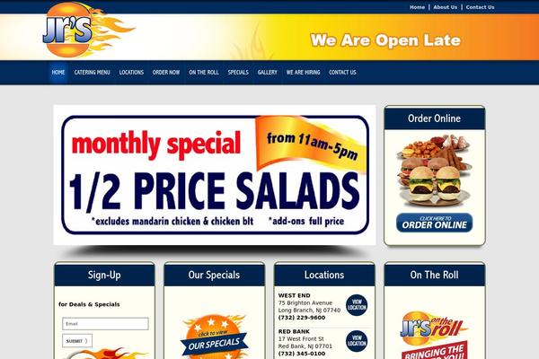 Site using Qode-restaurant plugin
