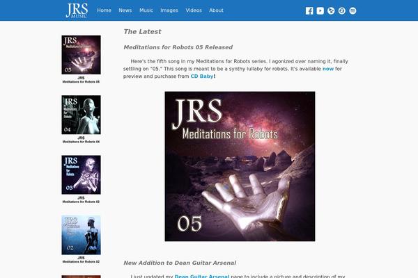 Tesseract theme site design template sample