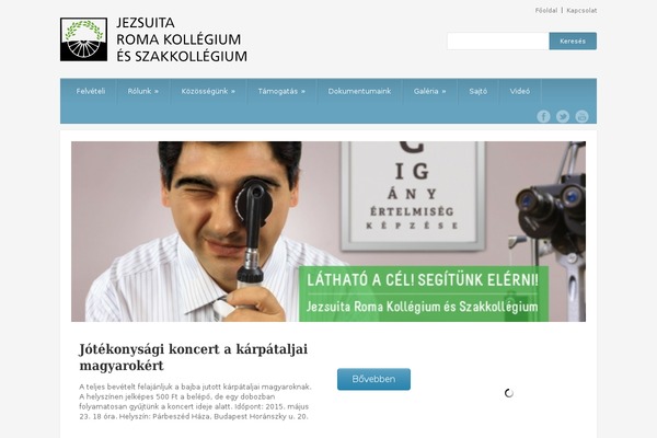 jrsz.hu site used Grand College v 1.08