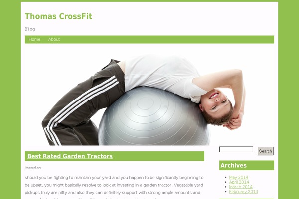 PersonalTrainer theme site design template sample