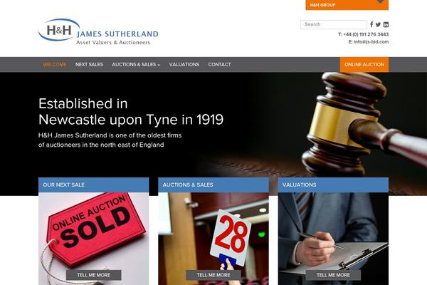Js theme site design template sample
