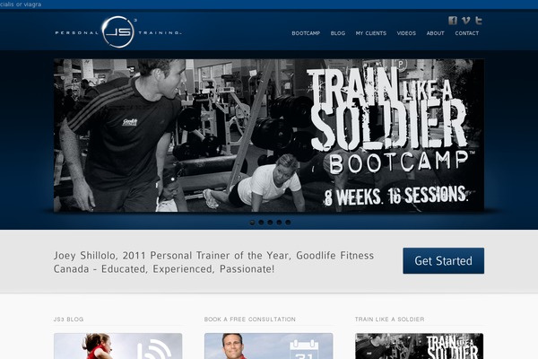 inFocus theme site design template sample