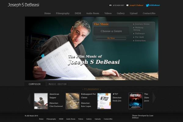 Joe theme site design template sample