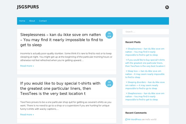 The Box theme site design template sample