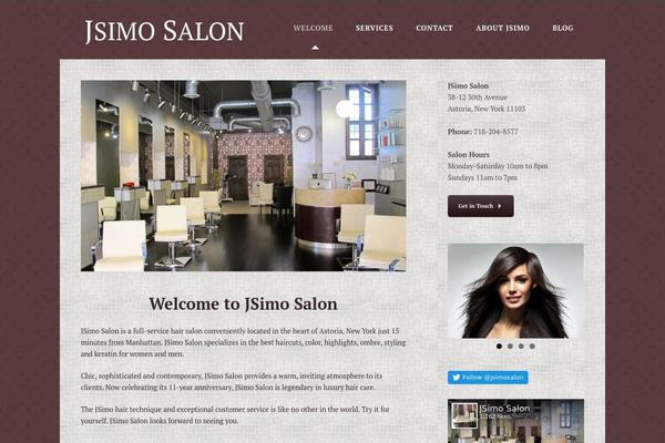 Thebeautysalon2 theme site design template sample