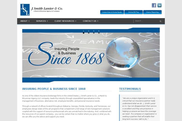 Lazanews theme site design template sample