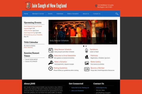 Bluebox theme site design template sample