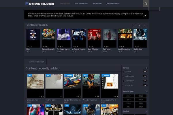 Grifus theme site design template sample