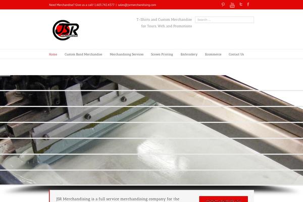 Avada theme site design template sample