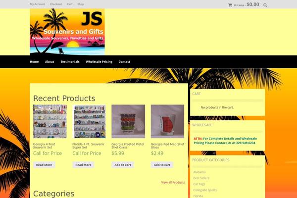 Market theme site design template sample