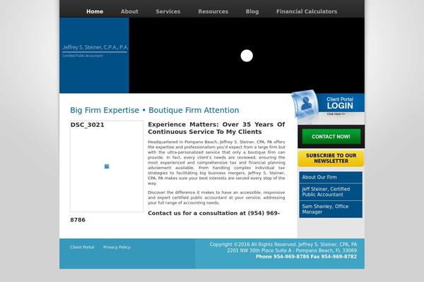 WordPress website example screenshot