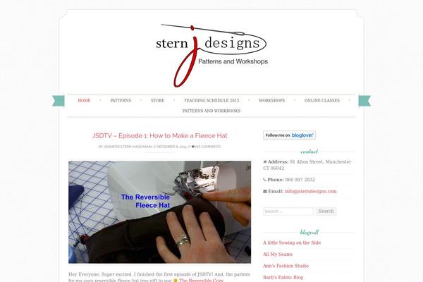 Sugar and Spice theme site design template sample