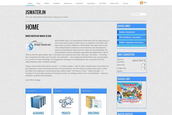 Site using FitVids for WordPress plugin