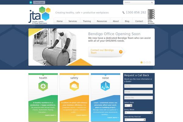 jtahealthsafetynoise.com.au site used Jta
