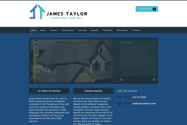 Empire theme site design template sample