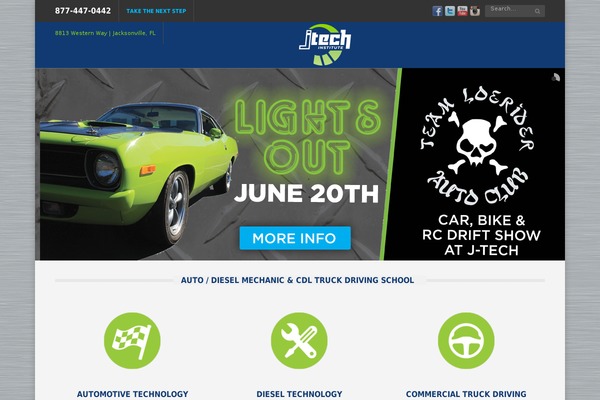 Wpex Thunder theme site design template sample