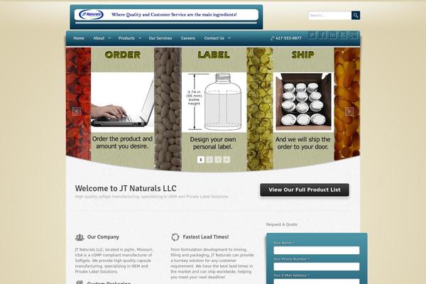 Wellness theme site design template sample