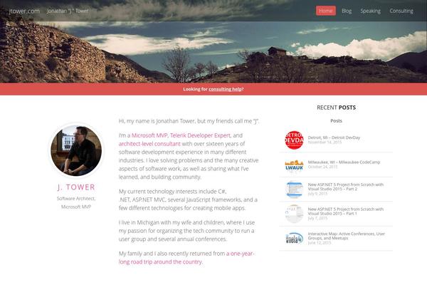Nano theme site design template sample