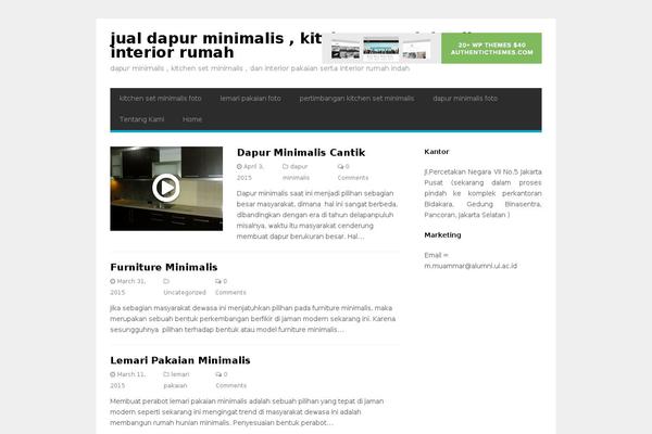 GoPress theme site design template sample