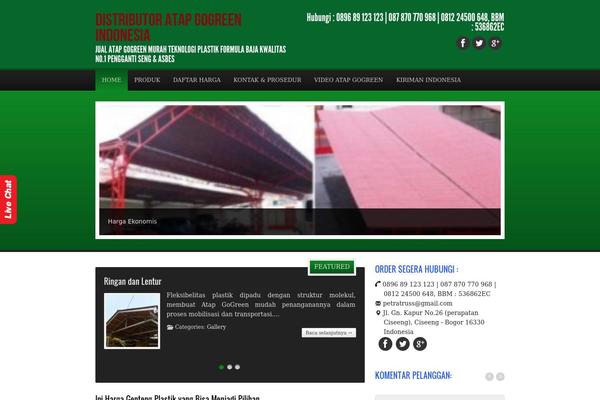 jualatapgogreenmurah.com site used Elegantbiz