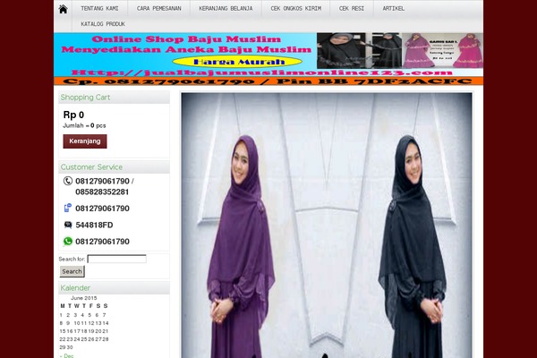 Belanja theme site design template sample